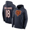 Caleb Williams Chicago Bears Nike Spielername und Nummer Performance-Pullover-Hoodie – Marineblau