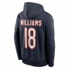 Caleb Williams Chicago Bears Nike Spielername und Nummer Performance-Pullover-Hoodie – Marineblau