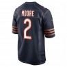 D.J. Moore Chicago Bears Nike Team Color Game-Trikot – Marineblau