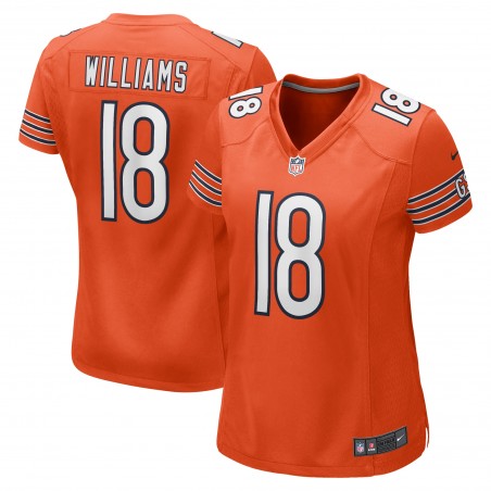 Caleb Williams Chicago Bears Nike Damen-Ausweichtrikot – Orange