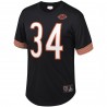 Walter Payton Chicago Bears Mitchell & Ness Netzoberteil mit Name und Nummer des pensionierten Spielers – Schwarz