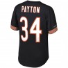 Walter Payton Chicago Bears Mitchell & Ness Netzoberteil mit Name und Nummer des pensionierten Spielers – Schwarz