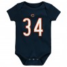 Walter Payton Chicago Bears Mitchell & Ness Retro-Body mit Namen und Nummer für Neugeborene und Kleinkinder – Marineblau