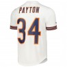 Walter Payton Chicago Bears Mitchell & Ness Netzoberteil mit Name und Nummer des pensionierten Spielers – Weiß