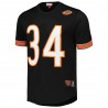 Walter Payton Chicago Bears Mitchell & Ness Netzoberteil mit Name und Nummer des pensionierten Spielers – Schwarz