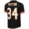 Walter Payton Chicago Bears Mitchell & Ness Netzoberteil mit Name und Nummer des pensionierten Spielers – Schwarz