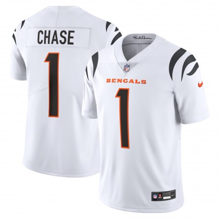 Ja'Marr Chase Cincinnati Bengals Nike Vapor Untouchable Limited Trikot – Weiß