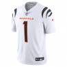 Ja'Marr Chase Cincinnati Bengals Nike Vapor Untouchable Limited Trikot – Weiß