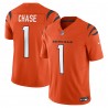 Ja'Marr Chase Cincinnati Bengals Nike Vapor F.U.S.E. Limitiertes Trikot – Orange