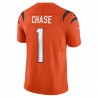 Ja'Marr Chase Cincinnati Bengals Nike Vapor F.U.S.E. Limitiertes Trikot – Orange