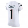 Ja'Marr Chase Cincinnati Bengals Nike Vapor F.U.S.E. Elite-Trikot – Weiß