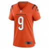 Joe Burrow Cincinnati Bengals Nike Damen-Spieltrikot – Orange