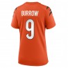 Joe Burrow Cincinnati Bengals Nike Damen-Spieltrikot – Orange