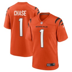 Ja'Marr Chase Cincinnati Bengals Nike Spieltrikot – Orange