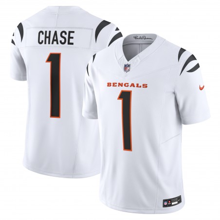 Ja'Marr Chase Cincinnati Bengals Nike Vapor F.U.S.E. Limitiertes Trikot – Weiß