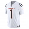 Ja'Marr Chase Cincinnati Bengals Nike Vapor F.U.S.E. Limitiertes Trikot – Weiß