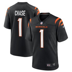 Ja'Marr Chase Cincinnati Bengals Nike Spieltrikot – Schwarz