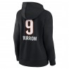 Joe Burrow Cincinnati Bengals Damen Team Wordmark Pullover Hoodie – Schwarz