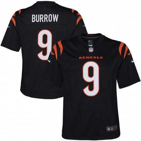 Joe Burrow Cincinnati Bengals Nike Jugend-Spieltrikot – Schwarz