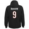 Joe Burrow Cincinnati Bengals Youth Mainliner Spielername und Nummer Pullover Hoodie – Schwarz