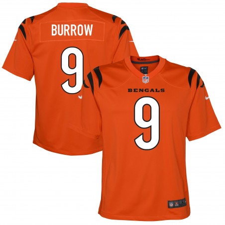 Joe Burrow Cincinnati Bengals Nike Jugend-Spieltrikot – Orange