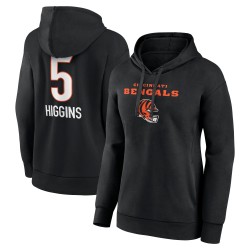 Tee Higgins Cincinnati Bengals Damen Team Wordmark Spielername und Nummer Pullover Hoodie – Schwarz