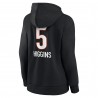 Tee Higgins Cincinnati Bengals Damen Team Wordmark Spielername und Nummer Pullover Hoodie – Schwarz