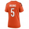 T-Shirt Higgins Cincinnati Bengals Nike Alternate Game Player-Trikot für Damen – Orange