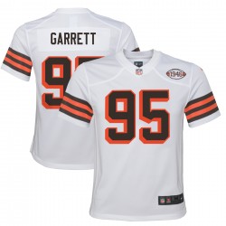 Myles Garrett Cleveland Browns Nike Jugend-Spieltrikot – Weiß