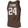 Nick Chubb Cleveland Browns Majestic Threads Name & Number Tri-Blend Tank Top – Braun