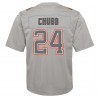 Nick Chubb Cleveland Browns Nike Jugend-Atmosphere-Spieltrikot – Grau