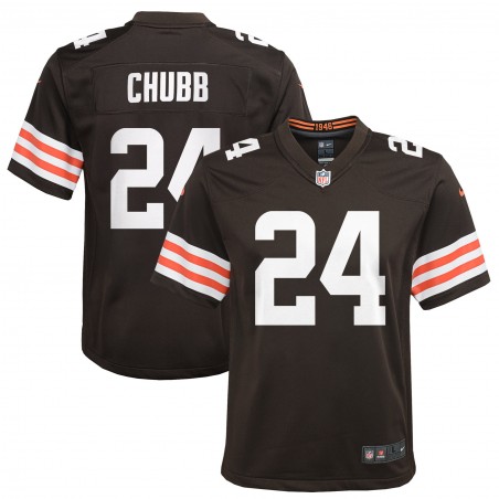 Nick Chubb Cleveland Browns Nike Jugend-Spieltrikot – Braun