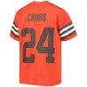 Nick Chubb Cleveland Browns Nike Inverted Team-Spieltrikot für Jugendliche – Orange