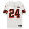 Nick Chubb Cleveland Browns Fanatics Authentisches signiertes Nike Alternate Limited Trikot – Weiß