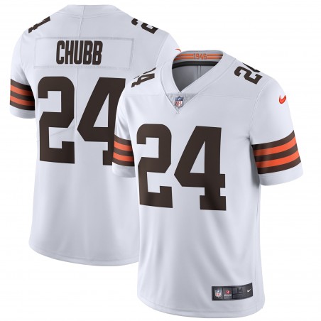 Nick Chubb Cleveland Browns Nike Vapor Limited Trikot – Weiß