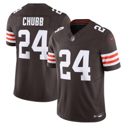 Nick Chubb Cleveland Browns Nike Vapor F.U.S.E. Limitiertes Trikot – Braun