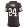 Nick Chubb Cleveland Browns Nike Damen-Team-Spieltrikot – Braun