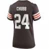 Nick Chubb Cleveland Browns Nike Damen-Spieltrikot – Braun