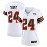 Nick Chubb Cleveland Browns Nike Damen-Ausweichtrikot – Weiß