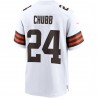 Nick Chubb Cleveland Browns Nike Spieltrikot – Weiß