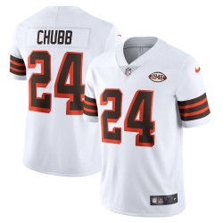 Nick Chubb Cleveland Browns Nike 1946 Collection Alternate Vapor Limited Trikot – Weiß