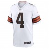 Deshaun Watson Cleveland Browns Nike Spieltrikot – Weiß