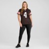 Deshaun Watson Cleveland Browns Nike Damen-Spielertrikot – Braun