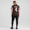 Deshaun Watson Cleveland Browns Nike Damen-Spielertrikot – Braun