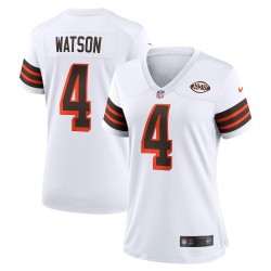 Deshaun Watson Cleveland Browns Nike Damen-Spielertrikot – Weiß