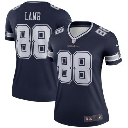 CeeDee Lamm Dallas Cowboys Nike Damen Legend Player Performance Top – Marineblau