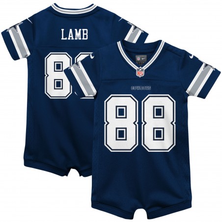 CeeDee Lamb Dallas Cowboys Nike Kleinkind-Spieltrikot-Strampler – Marineblau