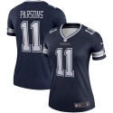 Micah Parsons Dallas Cowboys Nike Legend Player Performance-Oberteil für Damen – Marineblau