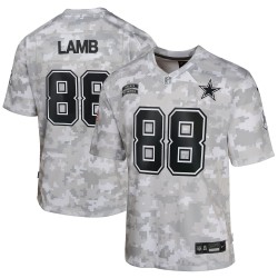 CeeDee Lamb Dallas Cowboys Nike Jugend 2024 Salute to Service Spieltrikot – Arctic Camo