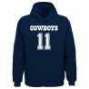 Micah Parsons Dallas Cowboys Youth Mainliner Spielername und Nummer Pullover Hoodie – Marineblau